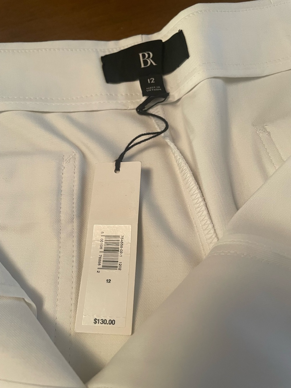 Banana Republic White Wide Leg Pants